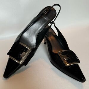 STUART WEITZMAN Pointy Toe Sling back heels
